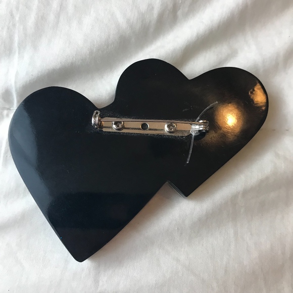 Patterned Heart Pin NWOT - Picture 2 of 2